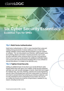 SME Cybersecurity - essentials of cyber security for SMEs
